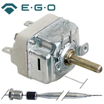 Termostat 50-265°C, contact 16A, senzor ø 3 x 219 mm capilar 900 mm, EGO 55.19052.832 - 375608