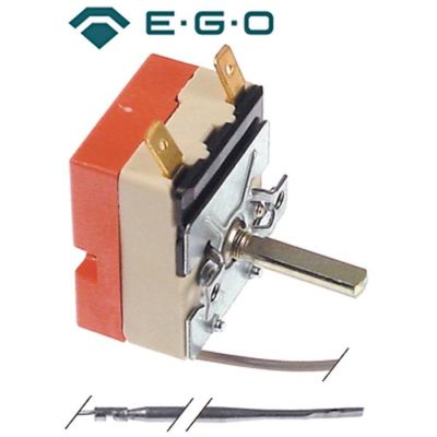 Termostat 54-324 °C, contact 16 A, senzor ø 3,03 x 147 mm, lungime capilar 1270 mm - 375612