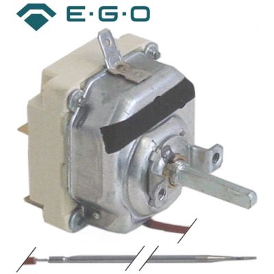 Termostat reglabil 50-320°C, 3 contacte, 16 A, senzor ø 3 x 219 mm, lungime capilar 1200 mm - 375621