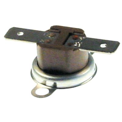 Termostat de contact, 1 contact, 2 orificii de fixare, distanta orificii 24 mm - Cod 375638
