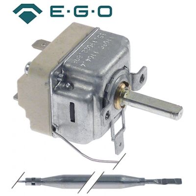 Termostat 31-110 °C, contact 16 A, senzor ø 6x133 mm, capilar 880 mm - 375647