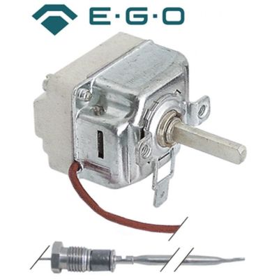 Termostat, temperatura maxima 255 °C, gama temperatura 50-255 °C, 1 contact, 16 A, senzor ø 3 mm, lungime senzor 219 mm - Cod 375652