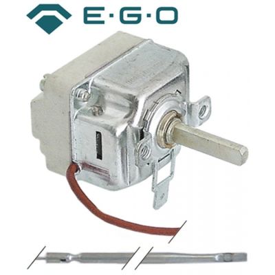 Termostat, temperatura maxima 280 °C, gama temperatura 58-285 °C, 1 contact, 16 A, senzor ø 3,1 mm, lungime senzor 226 mm - Cod 375653