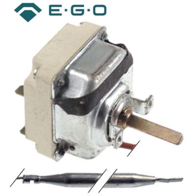 Termostat, temperatura maxima 110 °C, gama temperatura 30-110 °C, 3 contacte, 16 A, senzor ø 6 mm, lungime senzor 131 mm - Cod 375671