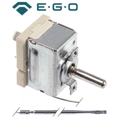 Termostat 50-320°C, contact 16 A, bulb ø 3x178 mm, capilar 840 mm - 375672