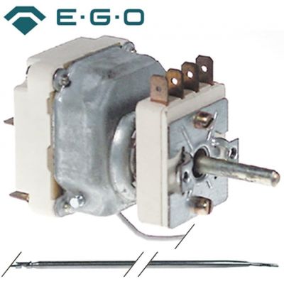 Termostat, temperatura maxima 300 °C, gama temperatura 50-300 °C, 3 contacte, 16 A, senzor ø 3,03 mm - Cod 375690