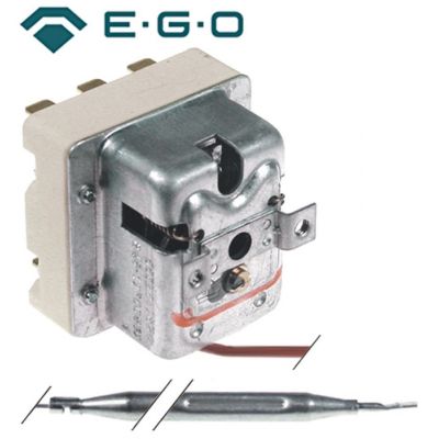 Termostat, 246 °C, 3 contacte, 20 A, senzor ø 6 mm, lungime senzor 79 mm, lungime tub capilar 1300 mm - Cod 375724