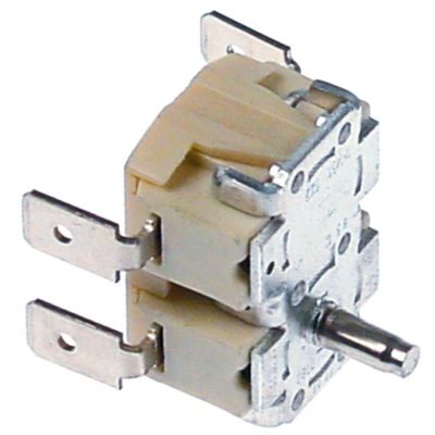 Termostat de contact, 63/80 °C, 2 contacte, 16 A, ax ø 3,5 mm - Cod 375733