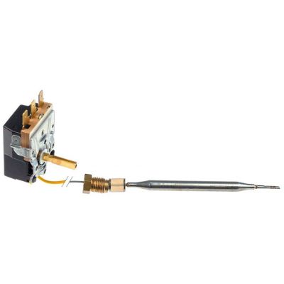 Termostat, temperatura maxima 150 °C, gama de temperatura 50-150°C, 1 CO, senzor ø 6 mm, lungime senzor 90 mm - Cod 375736