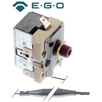 Termostat de siguranta 260°C, contact 16 A, senzor ø 6 x 77 mm, lungime tub capilar 860 mm - 375745
