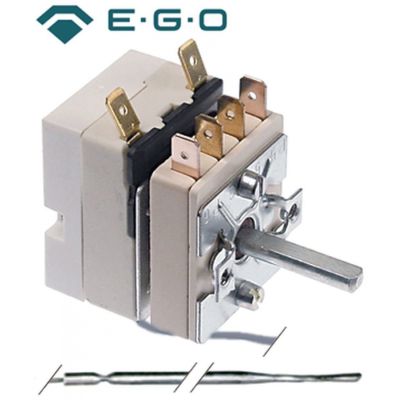 Termostat, temperatura maxima 128 °C, gama de temperatura 30-128 °C, 1 contact, 16 A, senzor ø 3,03mm - Cod 375782