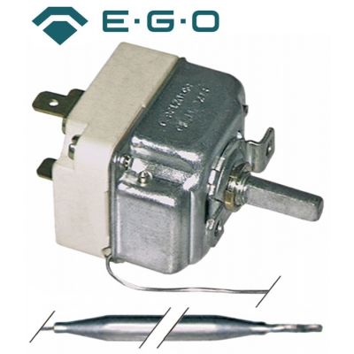 Termostat 50-300 °C, 16 A, 250 V, bulb ø 6x74 mm, capilar 900 mm - 375797