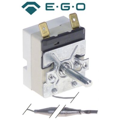 Termostat, temperatura maxima 96 °C, gama temperatura 31-96°C, 1 contact, senzor ø 6 mm, lungime senzor 94 mm - Cod 375837