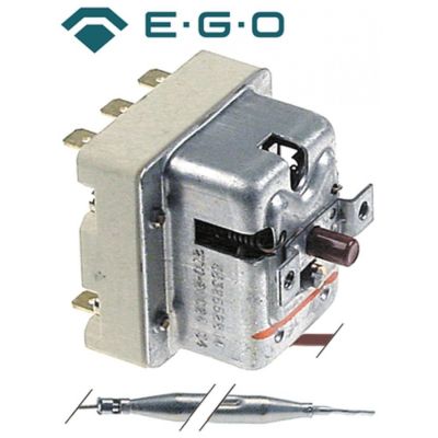 Termostat, 270 °C, 3 contacte, senzor ø 6 mm, lungime senzor 79 mm, lungime tub capilar 2000 mm - Cod 375840