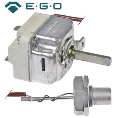 Termostat friteuza 100-180°C, contact 1 NO, 16 A, filet bulb M14x1, capilar 850 mm - 375844