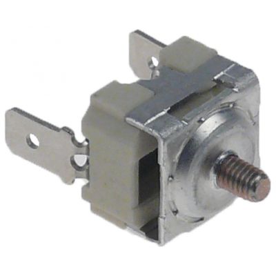 bi-metal thermostat switch-off temp. 140°C 1NC 1-pole connection F6,3 M4