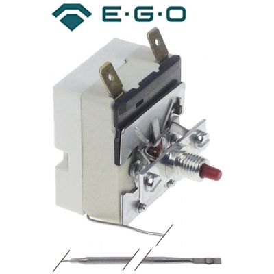 safety thermostat 132°C 1-pole NC probe ø 3mm probe length 245mm capillary pipe length 900mm