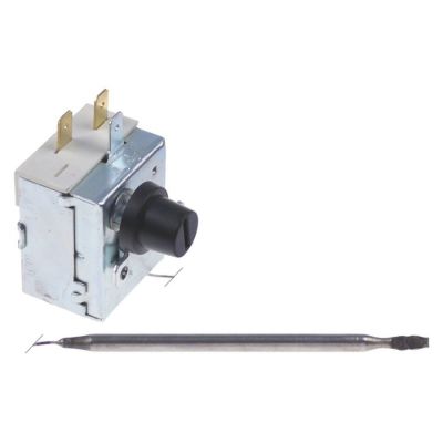Termostat de siguranta fritueza 238°C, 1 NC, 16 A, senzor ø 5x100 mm, capilar L 1050 mm - 375941