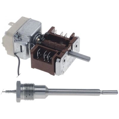 thermostat t.max. 187°C 1-pole 1NO probe ø 6mm probe length 132mm capillary pipe length 900mm