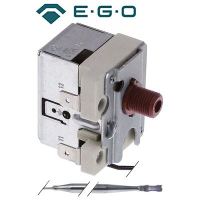 safety thermostat 365°C 1-pole 20A probe ø 3,1mm probe length 160mm capillary pipe length 910mm