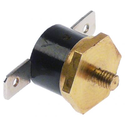 bi-metal thermostat switch-off temp. 120°C 1NC 1-pole 10A 250V connection F6,3