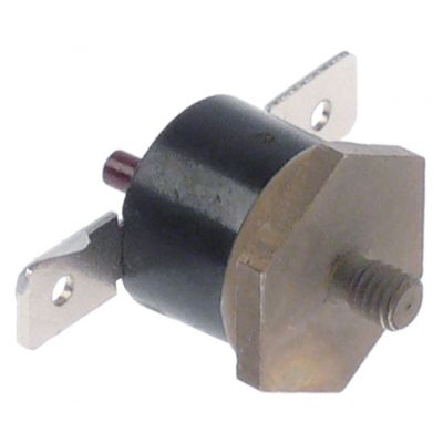 bi-metal safety thermostat switch-off temp. 165°C 1NC 1-pole 10A 250V connection F6,3