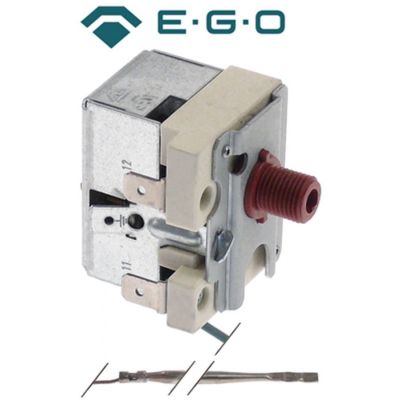 safety thermostat switch-off temp. 360°C temperature range 360-19°C 1NC 16A probe ø 3mm