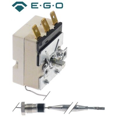 thermostat t.max. 90°C temperature range 30-90°C 1-pole 1CO 16A probe ø 6mm probe length 98mm