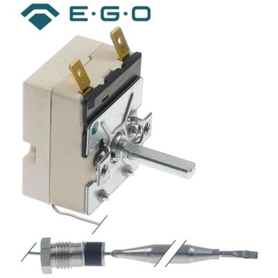 thermostat t.max. 95°C temperature range 30-90°C 1-pole 1NO 16A probe ø 6mm probe length 95mm