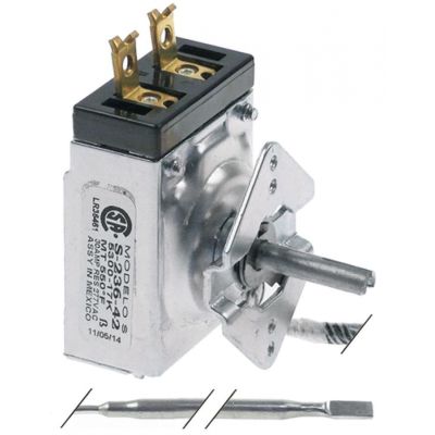 Termostat 150-550°F (65-288°C), senzor ø 5x286 mm, fir capilar L 1010 mm - 376037