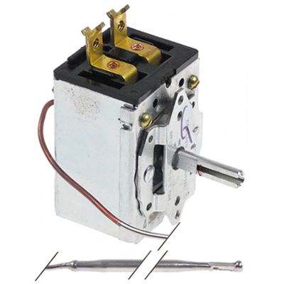 thermostat t.max. 260°C temperature range 65-260°C 1-pole 1NO probe ø 4,8mm probe L 320mm