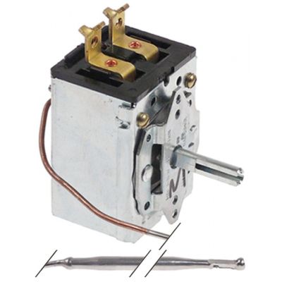 thermostat t.max. 232°C temperature range 65-232°C 1-pole 1NO probe ø 5mm probe L 324mm