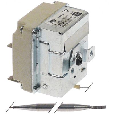 safety thermostat switch-off temp. 140°C 16A probe ø 6mm probe L 112mm capillary pipe 410mm