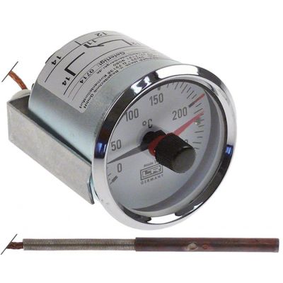 thermostat t.max. 250 °C temperature range 0-250°C 1 -pole 1CO 16(4)A probe ø 6 mm probe L 60 mm