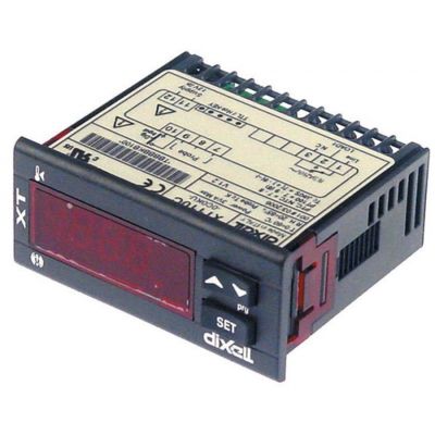 electronic controller DIXELL type XT110C-0C0KU- 71x29mm 12 V voltage AC/DC NTC/PTC/Pt100/TC(J,K)