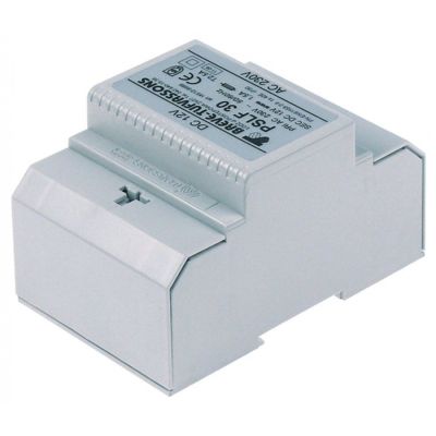 power supply primary 230VAC secondary 12VDCV 50/60Hz DIN rail 1,5 A