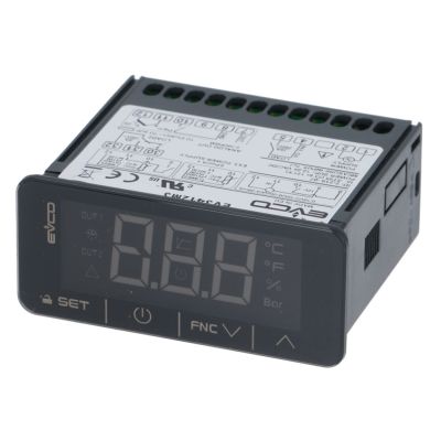 Termostat digital Every Control EVK412, EVK412M3VXBS, alimentare 12-24 V, temperaturi -100 la +1300 °C, sonde compatibile NTC, PTC, Pt100, Pt1000, TC(J,K), mV, mA - 378151