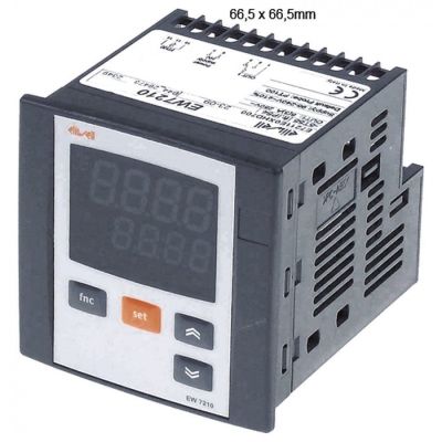 Termostat digital Eliwell EW7210, sonda PT100, -200+800°C, alimentare 95-240V, iesire 1 releu - 378203