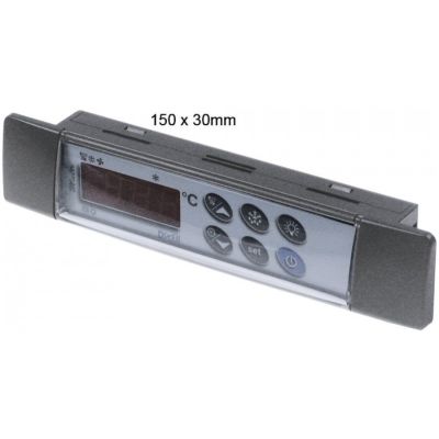 keypad unit DIXELL T640 150x30mm built-in depth 23 mm display 3½ digits