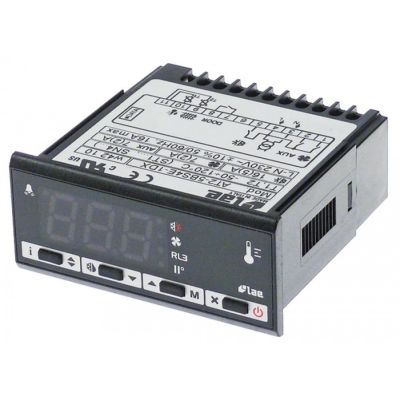 electronic controller LAE 71x29mm 230V AC NTC/PTC measuring range -50 to +120°C display 3 digits
