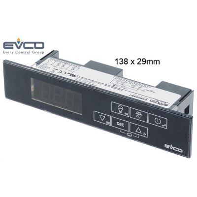 electronic controller EVERY CONTROL type EVR204N7 138x29mm 230V voltage AC NTC/PTC relay outputs 4