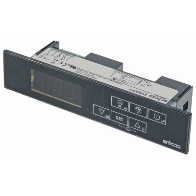 electronic controller EVERY CONTROL type EVR232N7 138x29mm 230V voltage AC NTC/PTC relay outputs 2