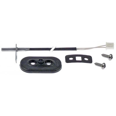 Kit sonda de temperatura PT100, cablu siliconic, -50 pana la +150, Unox TR1105A, KTR1105A - 378374