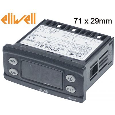 electronic controller ELIWELL type ICPlus915 model ICP22I0750000 71x29mm 230V voltage AC