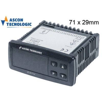 electronic controller TECNOLOGIC Z31VF-----D---- 28x70mm built-in depth 64 mm 12 V voltage AC/DC