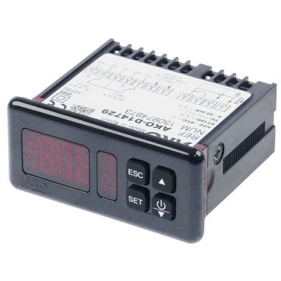 electronic controller AKO type AKO-D14729 71x29mm 230V voltage AC NTC/PTC/Pt100/TC(J,K)/mA