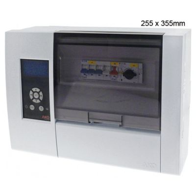 refrigeration controller for cold rooms AKO type AKO-15680, 255x355 mm, 400 V / 3PV, NTC