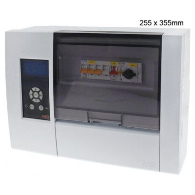 refrigeration controller for cold rooms AKO type AKO-15682, 255x355 mm, 400 V / 3PV, NTC