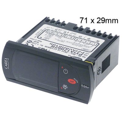 electronic controller CAREL 71x29mm built-in depth 59mm 230V voltage AC NTC