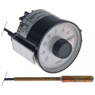 Termostat, temperatura maxima 40°C, gama temperatura -40 la +40°C, 1CO, senzor ø 8 mm - Cod 379031